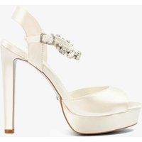 Dune London Bridal Miracle Heeled Sandals  Ivory