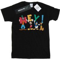 Disney Men's Mickey Mouse Friends Hey T-Shirt