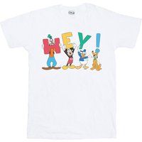 Disney Men's Mickey Mouse Friends Hey T-Shirt