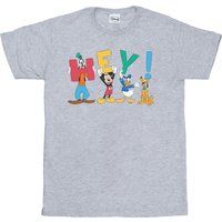 Disney Men's Mickey Mouse Friends Hey T-Shirt