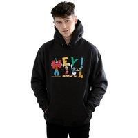 Disney Men's Mickey Mouse Friends Hey Hoodie