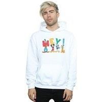 Disney Men's Mickey Mouse Friends Hey Hoodie