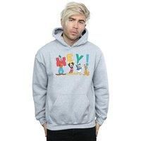 Disney Men's Mickey Mouse Friends Hey Hoodie