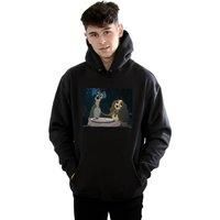 Disney Men/'s Lady and The Tramp Spaghetti Slurp Hoodie Black XXXXX-Large
