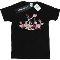 Disney Men's Mickey Mouse Love Friends T-Shirt