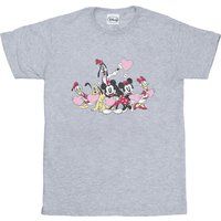 Disney Men's Mickey Mouse Love Friends T-Shirt