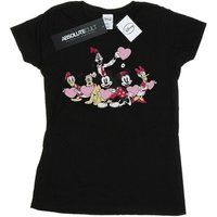 Disney Women's Mickey Mouse Love Friends T-Shirt