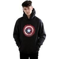 Captain America Splatter Shield Hoodie