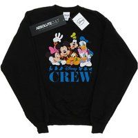 Disney Women/'s Mickey Mouse Disney Friends Sweatshirt Black Small