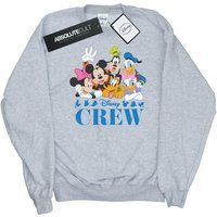 Disney Women/'s Mickey Mouse Disney Friends Sweatshirt Sport Grey Small