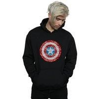 Captain America Pixelated Shield Hoodie