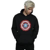 Captain America Pixelated Shield Hoodie