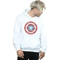 Captain America Pixelated Shield Hoodie
