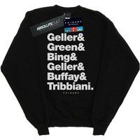 Absolute Cult Friends Women/'s Surnames Text Sweatshirt Black Small