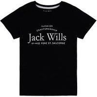 Jack Wills Forstal T shirt Girls Crew Neck Shirt Tee Top Short Sleeve