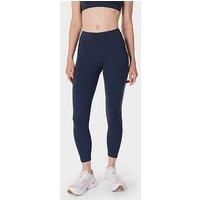 Sweaty Betty Power Leggings 7/8ths Length Navy Blue Medium M BNWT £88