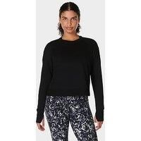 Sweaty Betty Womens Training After Class Sweatshirt - Black