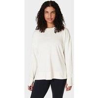 Sweaty Betty Womens Training After Class Longline Sweatshirt - White
