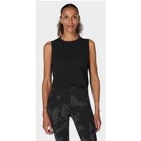 Sweaty Betty Womens Training Breathe Easy Crop Muscle Tank - Black