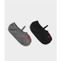 Sweaty Betty Pilates Sock Socks 2 Pack Black Grey Size UK6-8 Pilate Yoga Grip FB
