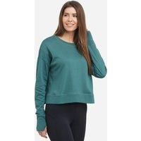 Sweaty Betty Womens Training After Class Crop Sweatshirt - Green