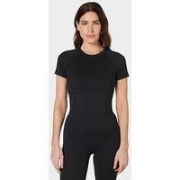 Sweaty Betty Womens Training All Day Cropped T-Shirt - Black
