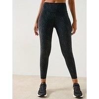 Sweaty Betty Womens Training Ultimate 7/8 Yoga Legging Print - Black