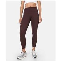 Sweaty Betty Womens Training Power 7/8 Workout Tights - Brown