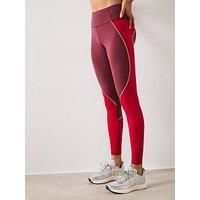 Sweaty Betty Womens Training Power 7/8 Workout Colourblock Tights - Red