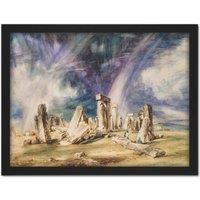 John Constable Stonehenge Large Framed Art Print Poster Wall Decor 18x24