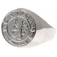 Silver Plated Crest Ring