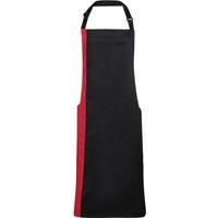 Premier Unisex Contrast Workwear Bib Apron (Pack of 2) / N/A N/A RW6792