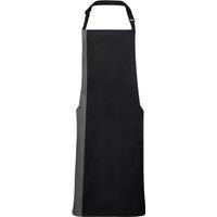 Premier Unisex Contrast Workwear Bib Apron (Pack of 2) / N/A N/A RW6792