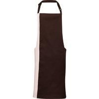 Premier Unisex Contrast Workwear Bib Apron (Pack of 2) / N/A N/A RW6792
