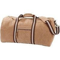 Quadra Vintage Canvas Holdall Duffle Bag - 45 Litres (Pack of 2) BC4429