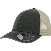 Atlantis Unisex Case Pigment Dyed 6 Panel Trucker Cap (One Size) (Black)
