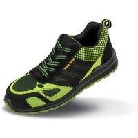 Result Work-Guard Hicks Unisex Safety Trainers10 UK Neon Green/Black  RW7108