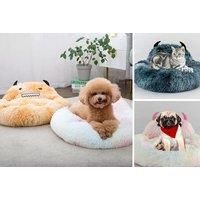 Plush Bed For Pets - 4 Colours & 2 Sizes! - Navy