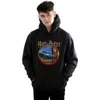 Harry Potter Men/'s Flying Car Hoodie Black Medium