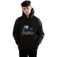Hary Potter Men/'s Hogwarts Castle Hoodie Black XXXX-Large