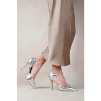 'Reflex' Wide Fit Mid High Heels With Pointed Toe