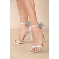 'Starlight' High Heels With Mesh Bow Detail At The Back