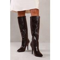 'Zoya' High Heel Calf Boots