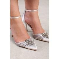 'Abia' High Heel With Pointed Toe And Diamante Detail