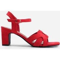 'Cora' Wide Fit Low Block Heel With Braided Detail