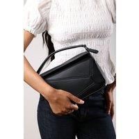 'Abrazo' Geometric Top Handle Bag