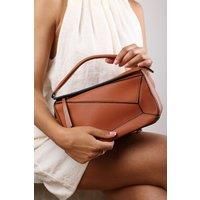 'Abrazo' Geometric Top Handle Bag