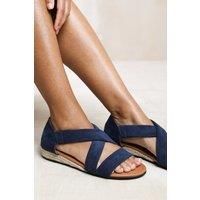 'Alexis' Extra Wide Fit Low Wedge Sandals