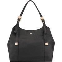 Paul Costelloe Women's 'Tallinn' 100% Real Leather Shoulder Bag in Jet Black