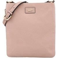 Paul Costelloe Women's 'Laterale' 100% Real Leather Cross Body Bag in Rose Gold